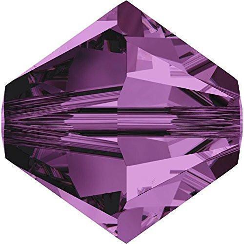 5328 Swarovski Bicone Beads 6mm - Amethyst